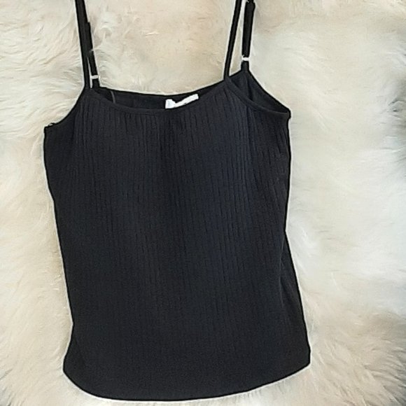 Petal Dew Ribbed Tank Built In Bra - Picture 1 of 5